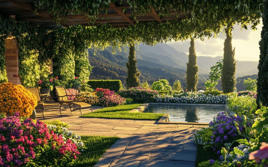 De la conception a la realisation jardin : creez votre oasis avec cascade par JB Jardin