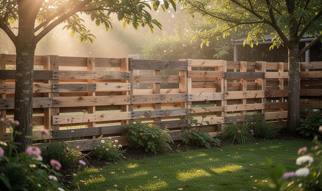 Palissade en palette : comment réaliser soi-même ce projet DIY étape par étape ?